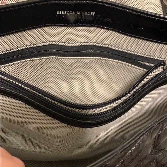 REBECCA MINKOFF EDIE CHEVRON QUILTED BAG - Picture 6 of 8